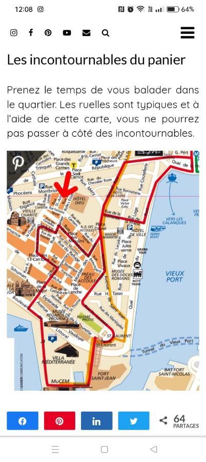 Casa Mia 25M2 Centre Ville Et Panier 马赛 外观 照片